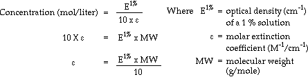 Extinction/OD calculation (2k)